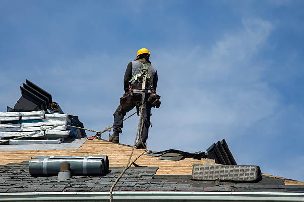 Professional Roof Replacement technician working in Johnson City, KS
